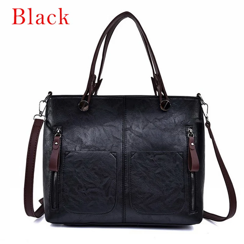 SHUJIN женская сумка через плечо с несколькими карманами Модная Портативная сумка на молнии для путешествий многофункциональная вместительная сумка - Цвет: Black 2
