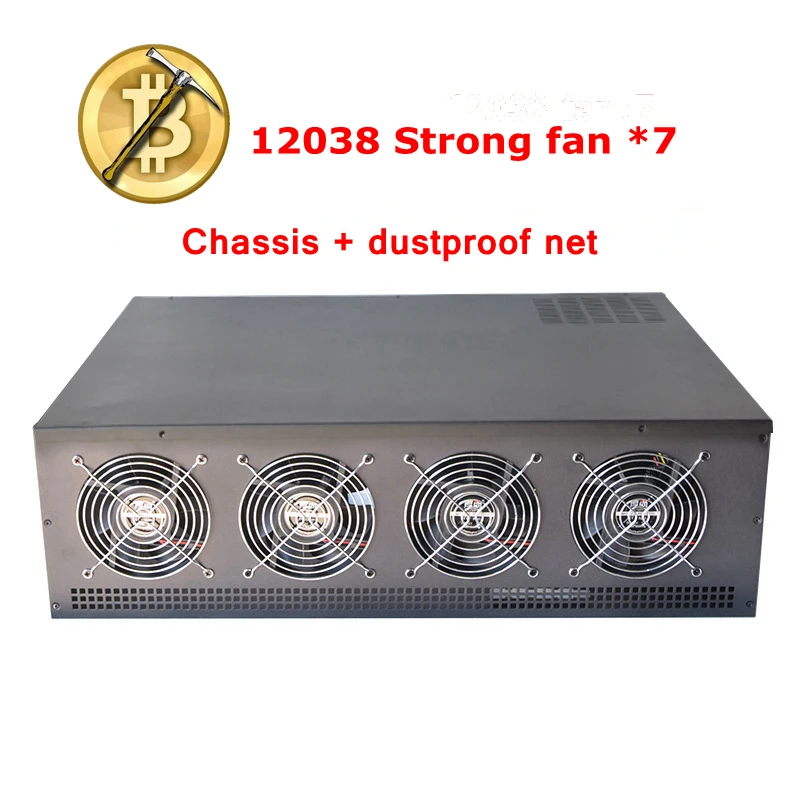 Чехол для компьютера USB Miner Frame Mining Rig ПК серверная стойка шасси эфириум Майнер B250