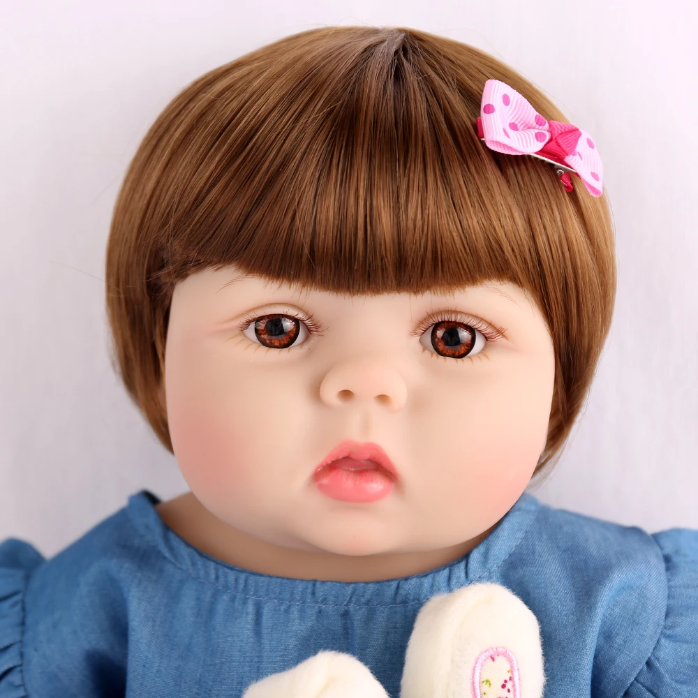 Bebe Кукла reborn silicona completo для новорожденных, для девочек куклы игрушки 22 дюймов 55 см Новорожденные силиконовые куклы подарок