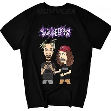 Uicideboy$ футболка с красным кружевом для маленьких мальчиков Для мужчин s футболка suicideboys в стиле «хип-хоп» Rap Для мужчин хлопковая Футболка классический крутая футболка