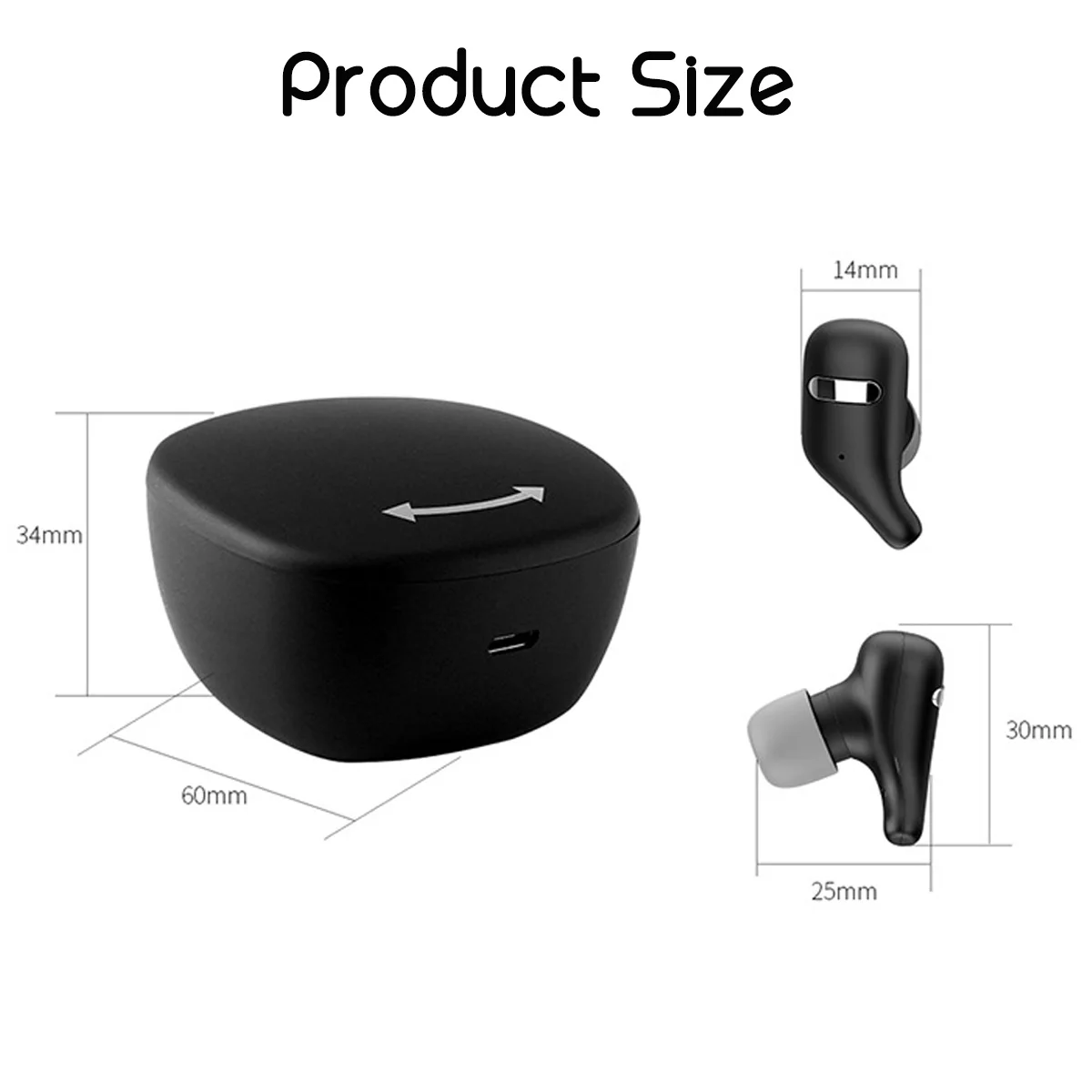 Мини TWS, беспроводные bluetooth 5,0 наушники, спортивные, водонепроницаемые, поворотный Чехол, гарнитура, затычка для ушей с зарядным устройством для телефонов