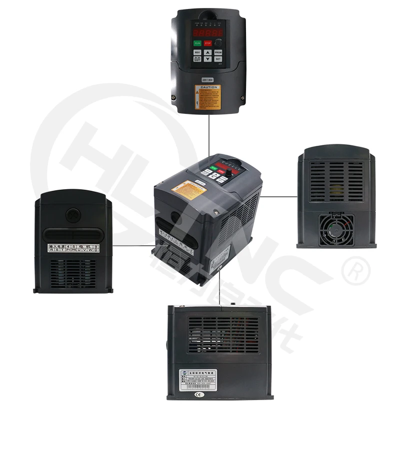 CNC 1,5 кВт 220 В/110 В квадратный шпиндель воздушного охлаждения комплект ER11 Цанга 1500 Вт мотор шпинделя с воздушным охлаждением+ 1,5 кВт VFD фрезерный станок