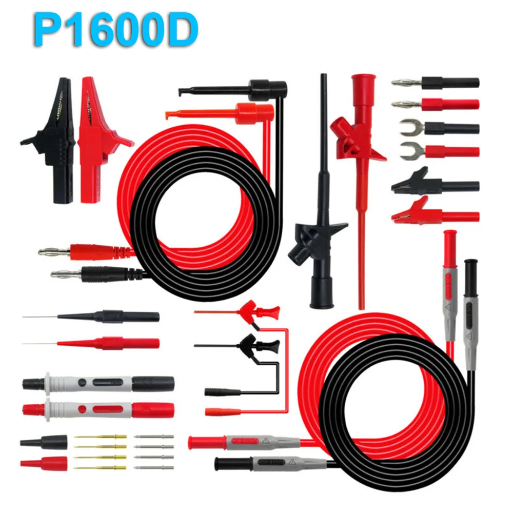 

Automotive Test Lead clip Multimeter Kit Insulation Probe For FLUKE PVC