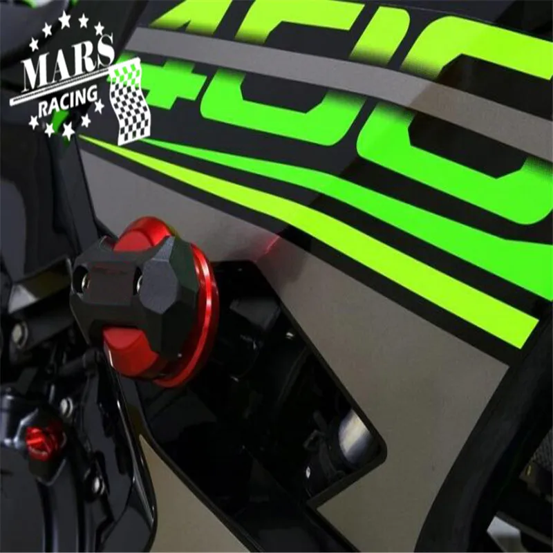 Мотоцикл с ЧПУ рама из алюминиевого сплава обтекатель Gurad крушение слайдер защита от падения подходит для Kawasaki Ninja 400- Ninja400