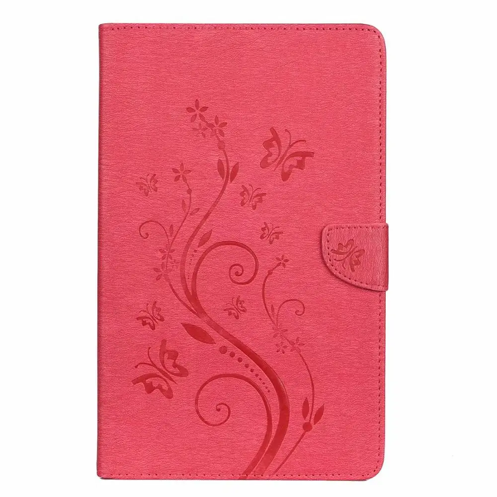 red SM-T510 SM-T515 чехол для samsung Galaxy Tab A 10,1 T510 T515 чехол мягкий чехол из искусственной кожи для samsung Tab A 10,1 чехол - Цвет: red
