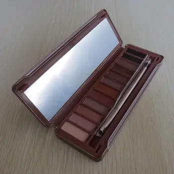 

Popular 12 color Matte Shimmer Eyeshadow Cosmetic Palette Eye Shadow Iron Box