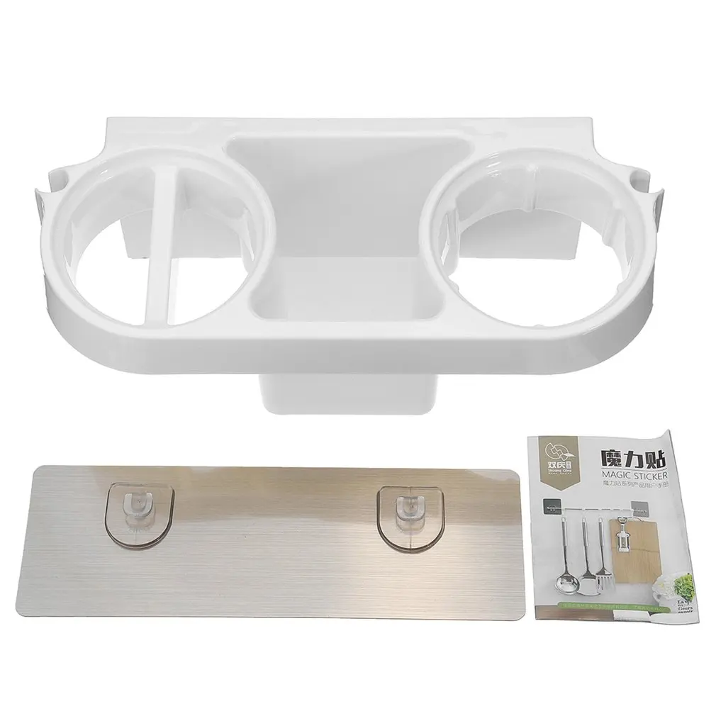 

ICOCO New Arrive Bathroom Shelves Wall-mounted Hair Dryer Holder Bathroom Accessories Storage Bathroom Shelf DropShipping