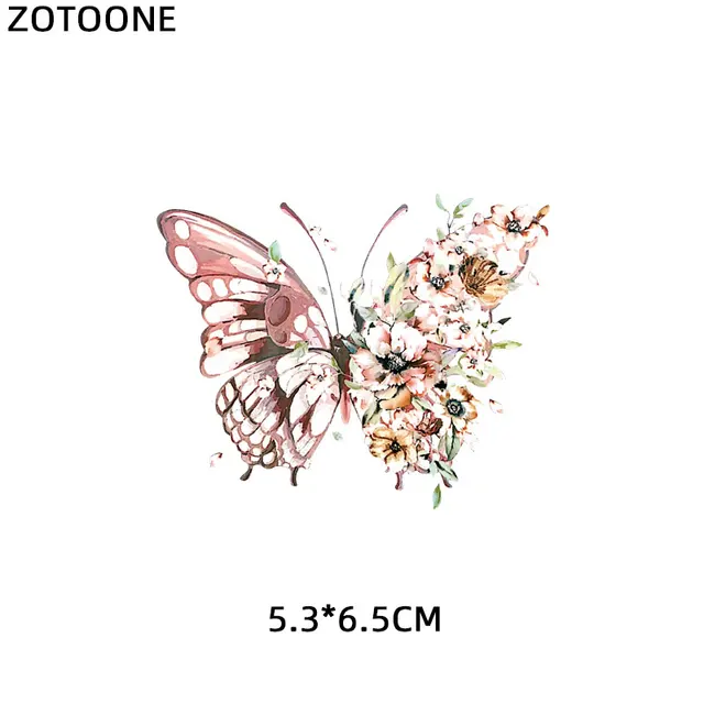 Flower Patch Iron-on Transfers for Clothing Thermoadhesive Patches Daisy Stickers Diy Flex Fusible Transfer Appliques Stripes 0157-s