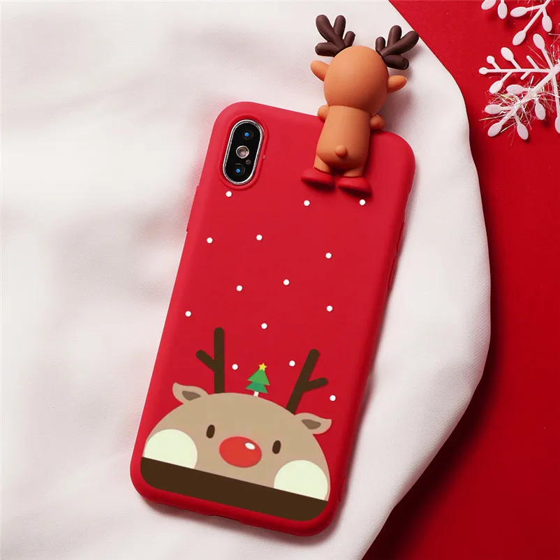 21Klho-lutoushu Мультяшный Рождественский олень задний чехол для OPPO F5 Животные Мягкий чехол для Oneplus 5T 6T 7 милый подарок куклы для One Plus 7 чехол для телефона - Цвет: 21Klho-lutoushu