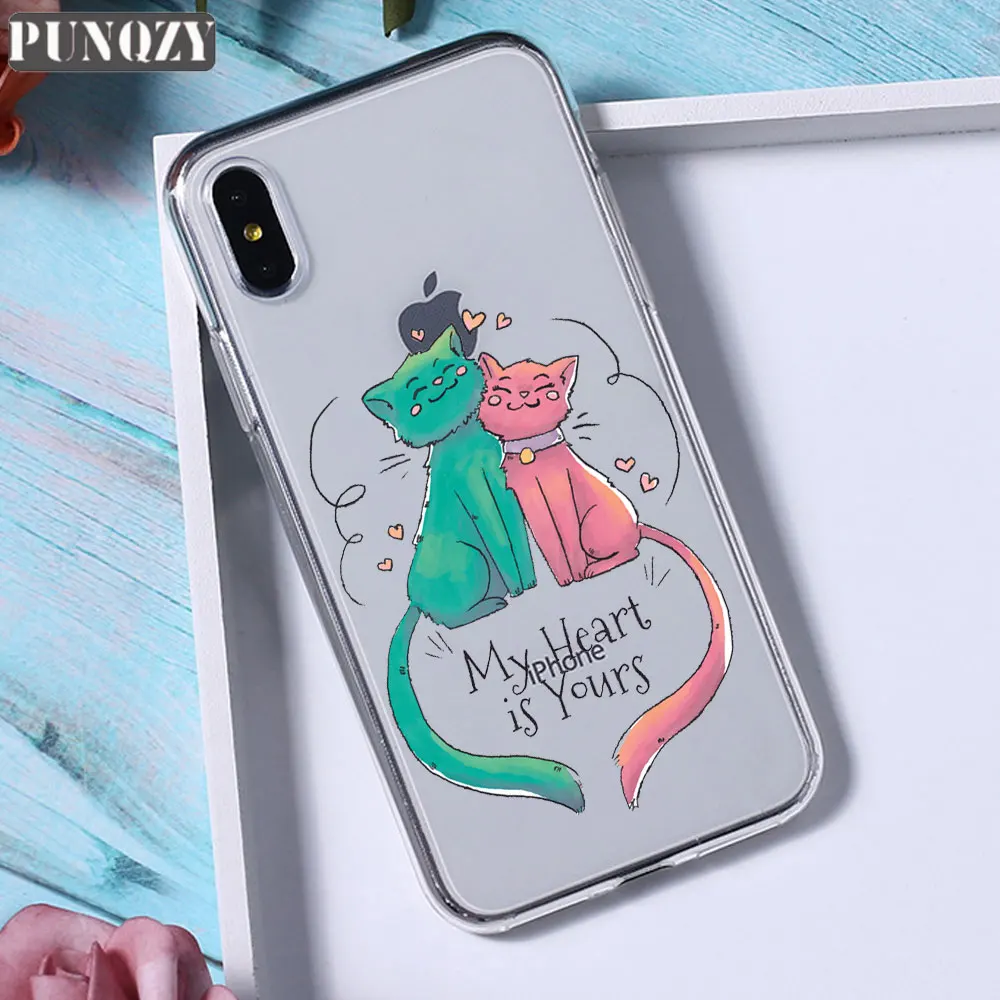 TPU A249 Забавный милый чехол для телефона с котом, собакой и животными для iPhone 11 pro max 5 SE 5 S 4S 6 6S 8 7 Plus X XR XS MAX прозрачный силиконовый чехол из ТПУ - Цвет: TPU A249