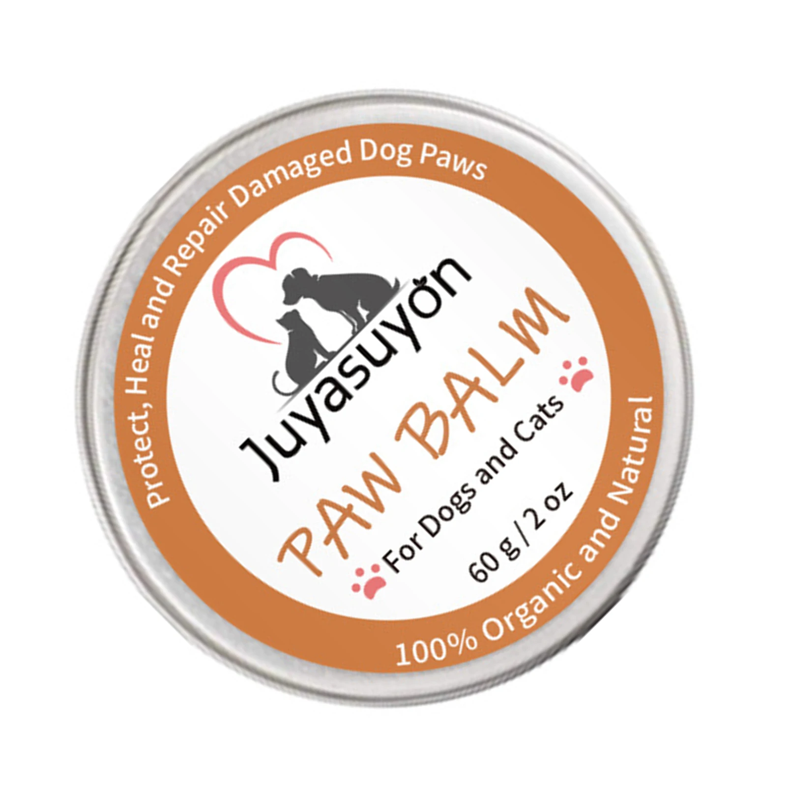 ¡100% Natural! Patas de bálsamo para mascotas protección agrietada para el cuidado de la piel, patas de Mascota, crema para el cuidado de la humedad, 60G, suministros productos para mascotas