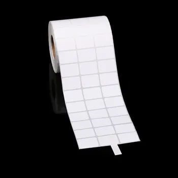 

1 Roll 5000pcs Copperplate Label Adhesive Product Barcode Sticker Paper Supermarket Price Blank Label Waterproof Print Supplies