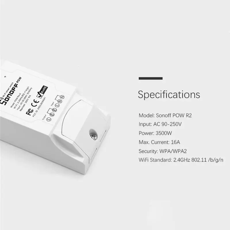 R2 wifi Smart Switch дистанционное управление энергопотребление монитор защита от перегрузки беспроводной переключатель Модуль Автоматизации умного дома