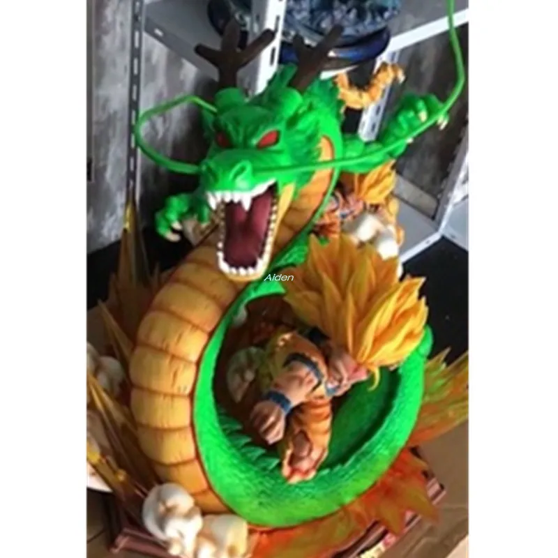 Статуя Dragon Ball Z 24 дюйма супер сайян грудь кулак дракона полный длинный портрет