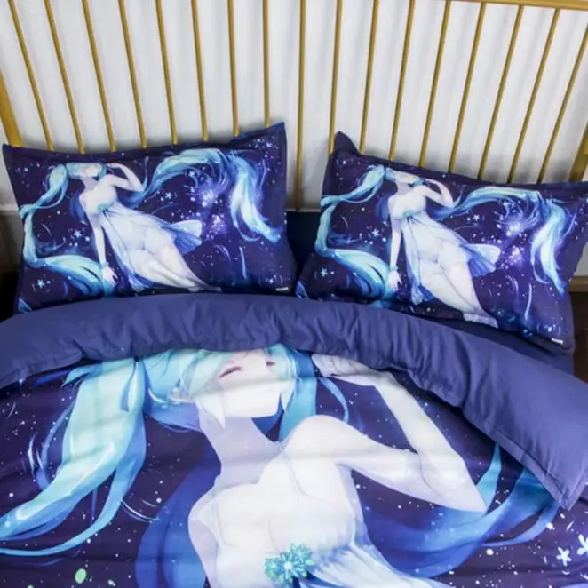 Fate Stay Night Hatsune Miku Rem наволочка с аниме 48*74 см