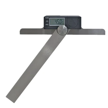 

Portable Level Ruler Accurate Inclinometer Measuring Tool Stainless Steel LCD Display Goniometer Digital Protractor Angle Gauge