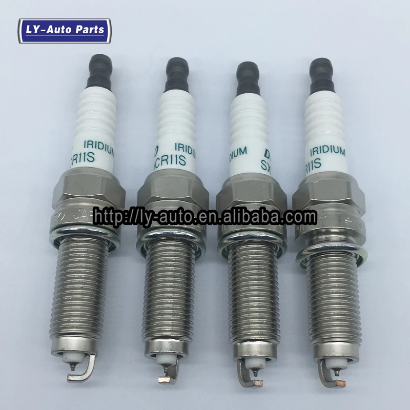 4x Iridium 12290-R40-A02 SXU22HCR11S Spark Plug For Honda Accord Civic Acura RDX 3.5L 12290R40A02
