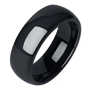 8mm Black Красочные 2 мм Керамика кольца для Для женщин нежно-розового цвета цвет: черный, синий белый фиолетовый Кольца элегантный Одежда высшего качества Обручение, ювелирное изделие, подарок - Цвет основного камня: 8mm Black