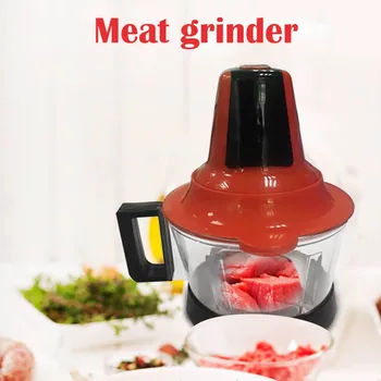 

3.0l Meat Grinder Chopper Electric Automatic Mincing Machine Stainless Steel Vegetable Meat Cutter Blender Food Processor #Y5