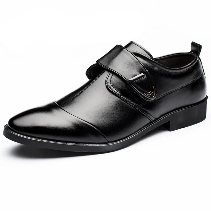 

2020 Spring And Summer New High-End Men'S Dress Shoes Large Size Office Shoes Pu Leather Rubber Outsole Zapatos De Hombre
