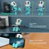 Smart Talking Robot Toy DIY USB Electric Toy Colorful LED Eyes Intelligent Robots Gifts Toys For Children 5