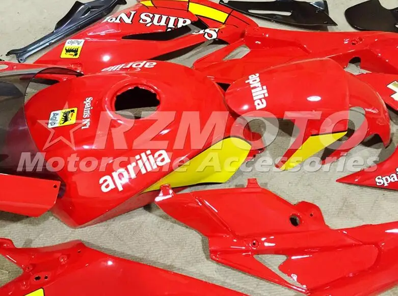 4 подарки ABS впрыск набор подходит для Aprilia RS125 06 07 08 09 10 11 RS4 РСВ 125 2006 2011 Обтекатели желтого и красного цветов