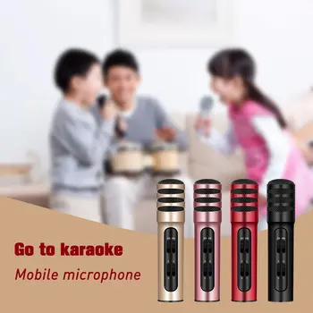 

Professional Phone Microphone Condenser Microphone Karaoke Mic for Live Singing Recording Cardioid Pickup Microphone