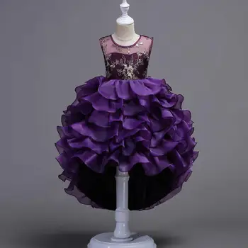 

Princess multi-layer cake puffed Cake Dress embroidery poncho dress performance Clothing Prom Modern Dance Disfraces 816QXR34