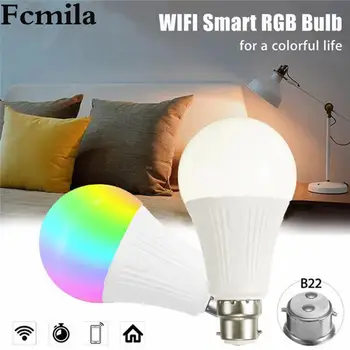 

LED Lamp Smart Light Bulb LED Bulb Durable Super Bright WIFI Control RGBW E27 Bar Home Bedroom Wake-Up Lights Party