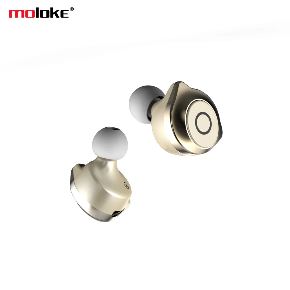 Moloke D10 Sports Wireless Bluetooth Headset Earbud Mini Headset In ear Compatible Car Mini Invisible Bluetooth Headset