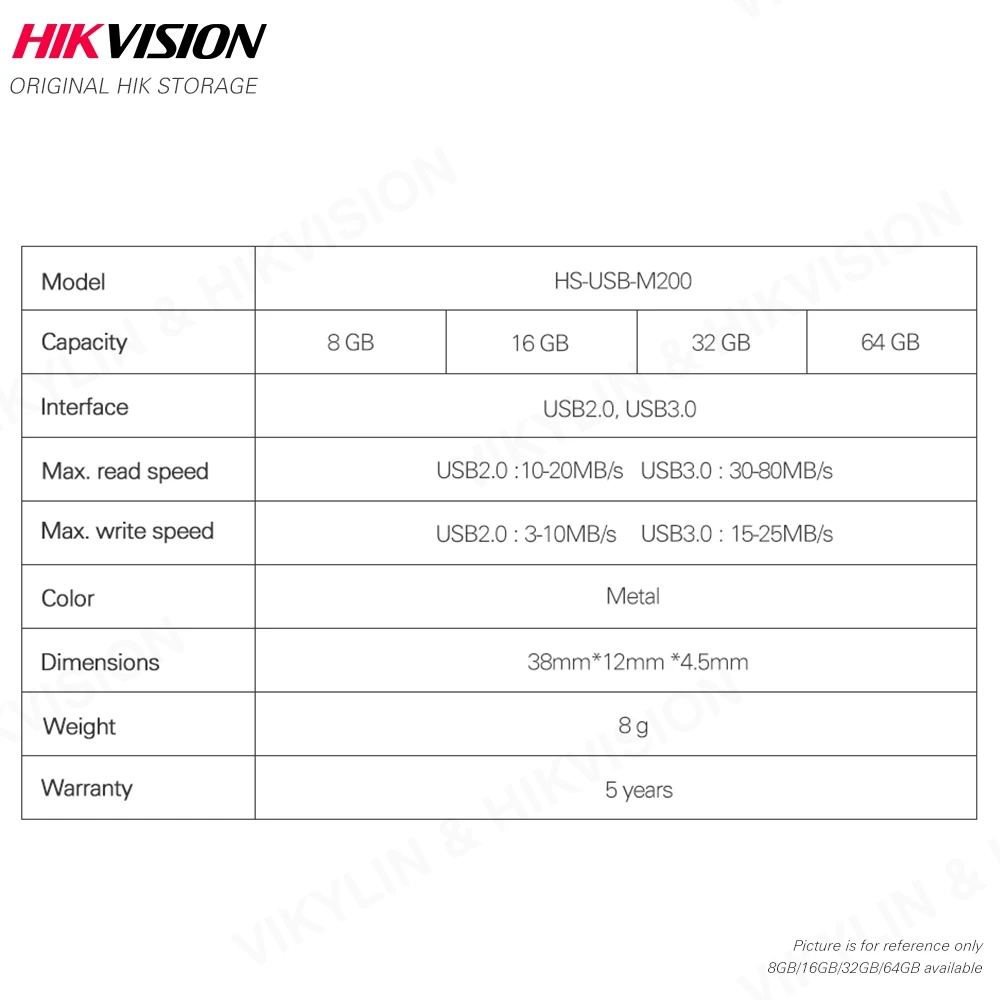 Hikvision оригинальный USB флеш накопитель 8 ГБ 16 32 64 128 мини USB2.0 USB3.0 флешка карта памяти