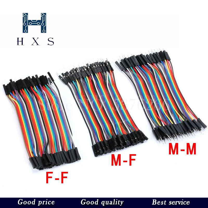 40-120Pcs Dupont สาย10ซม.40Pin ชายชาย + ชาย + ชายหญิงหญิงสายจัมเปอร์สำหรับ Arduino DIY KIT 1