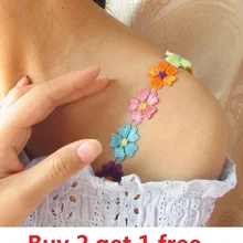 Декоративный милый цветочный кружевной бюстгальтер с бретельками, Сменный пояс для нижнего белья, аксессуары для интимного бюстгальтера