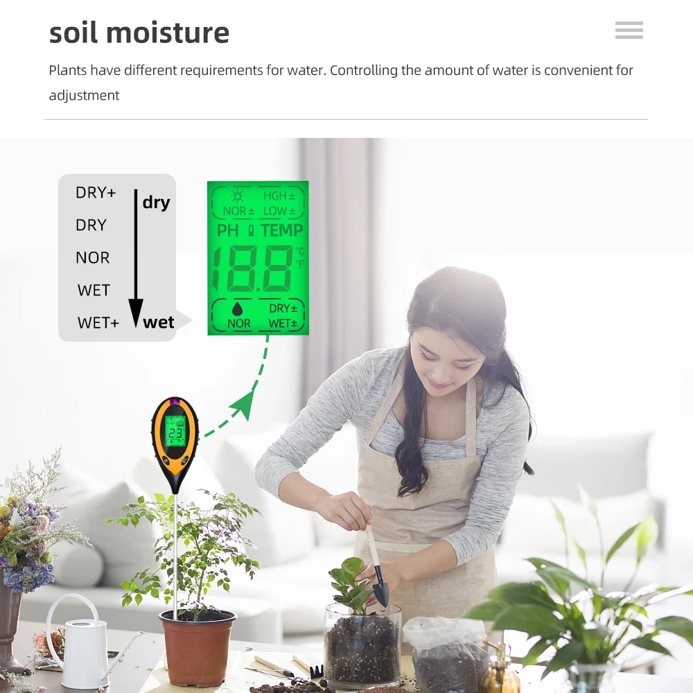 Soil Tester Measurement Types
