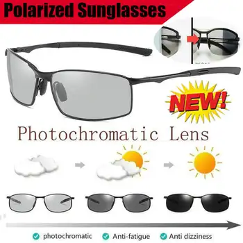 

Men's Photochromic Sunglasses with Polarized Lens New