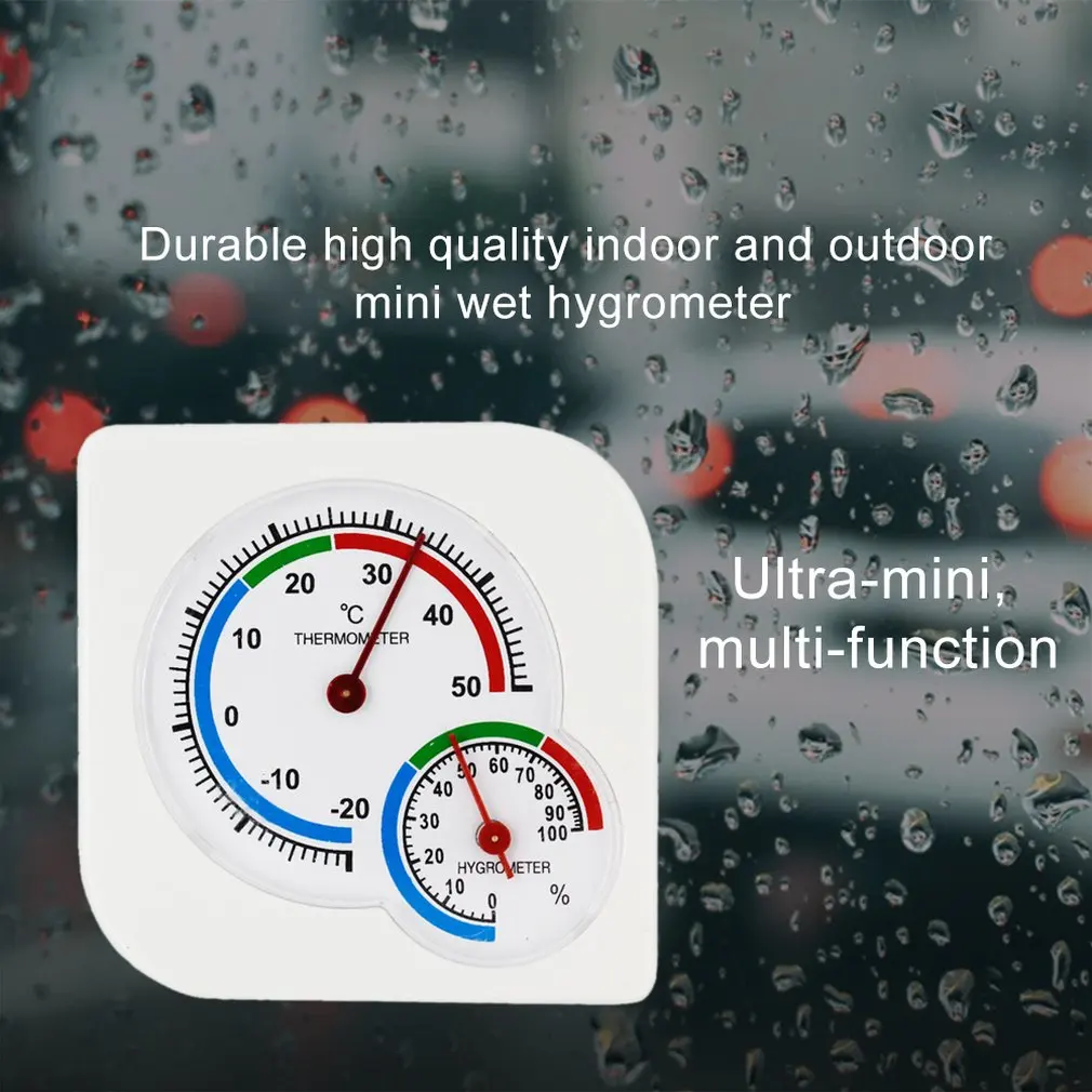 Мини-термометр детский дом комната влажный гигрометр-20~ 50 градусов. C измеритель температуры пластиковая метеостанция
