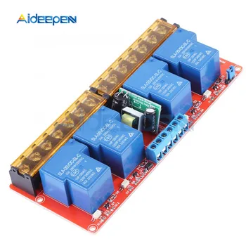 

4 Channel Relay DC 5V to AC 100-250V High and Low Level Trigger Relay Module 30A for Arduino