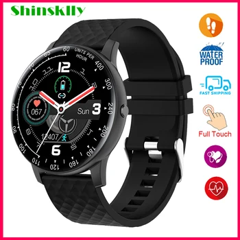 

2020 Smart Watch Men Women Blood Pressure Fitness Tracker Smartwatch IP68 Waterproof Full Touch Sport Watches For Android IOS