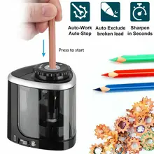 Blade Sharpener Colored-Pencils Electric School for Artists Kids Adults 1PCS Safe Helical