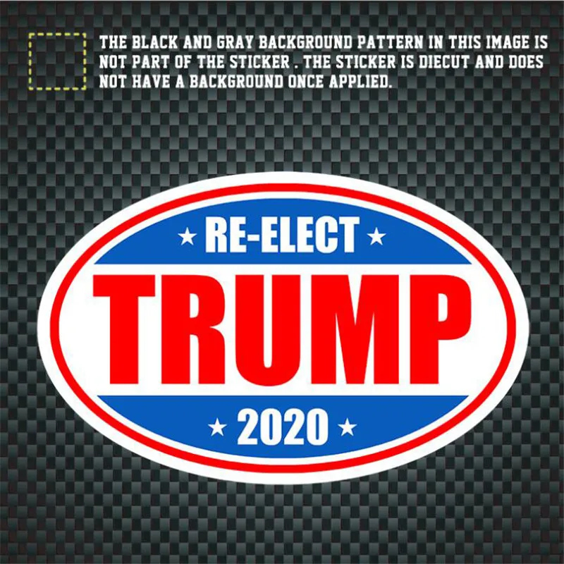 2020 Американский Дональд Светоотражающая наклейка на автомобиль Трамп баннер