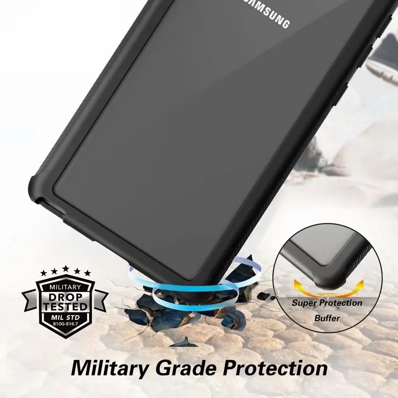 360 противоударный пылезащитный Прозрачный чехол для samsung Galaxy Note 10+ S10 Plus прозрачный защитный чехол для samsung S10 S10 E Note 10