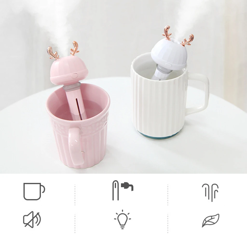 Creative Mini USB Portable Water Bottle Humidifier Air Diffuser Mist Maker
