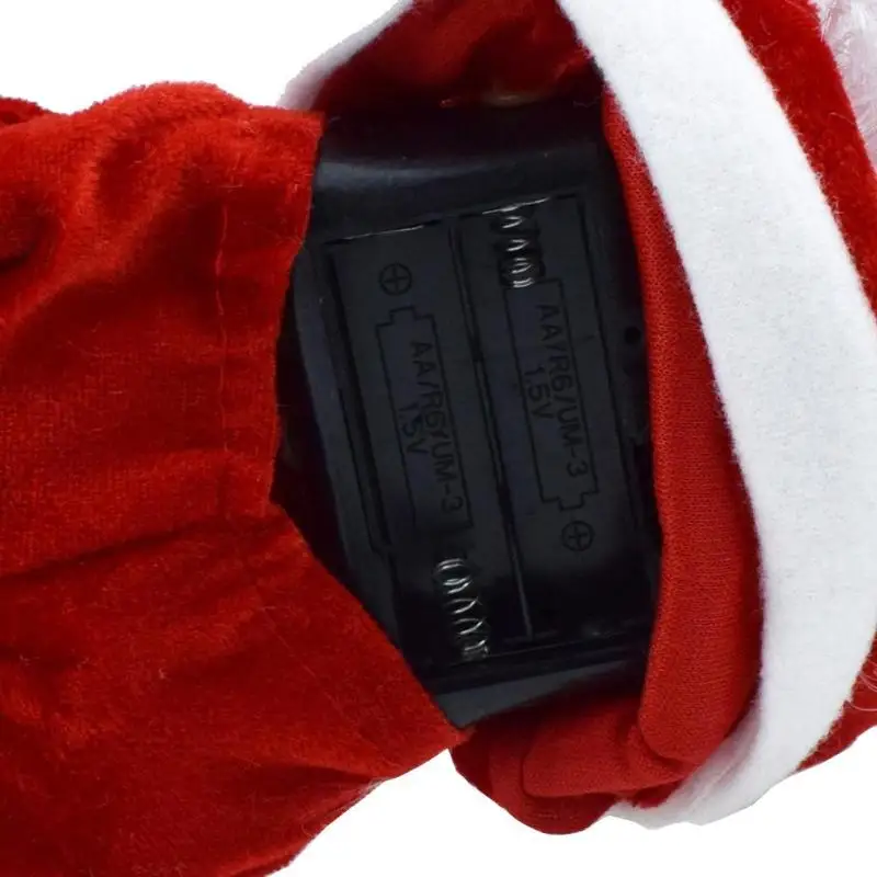 

Hot New Electric Santa Claus Somersault Stunt Toy Music Walking Doll Xmas Ornaments Funny Gift Christmas Decorations for Home