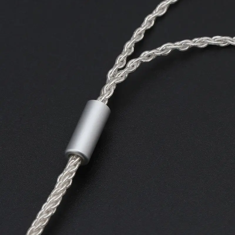 8 Twist Mmcx кабель для наушников один кристалл покрытием провода шнур Diy для Se215/Se315/Se425/Se535/Se846