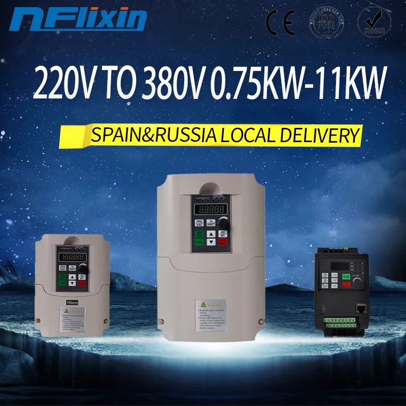 4 0kw Vfd Input 220v 1ph To Output 380v 3ph High Performance Variable Frequency Inverter Inverters Converters Aliexpress