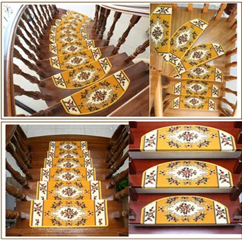 

13 pieces/sets of non-slip rubber-free carpet stair step mats stair stairs carpet stairs protective cover home decoration