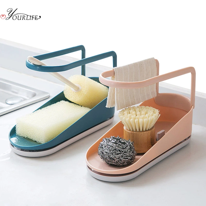 OYOURLIFE креативный держатель губок на раковине, Кухонное мыло, губка для мытья посуды, сушилка, аксессуары для раковины, органайзеры