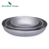 Boundless Voyage Titanium Dishes Plate Saucer Ultralight Durable Pan Dinner Set Outdoor Camping Tableware for Food Fruit Sauce ► Photo 3/6