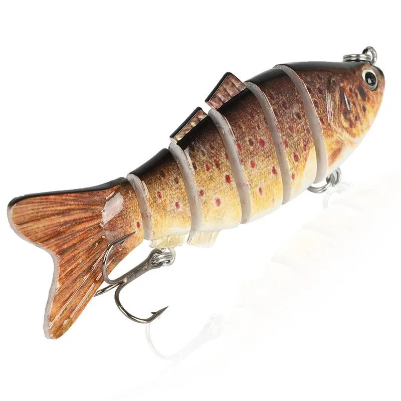 10 см 19,5 г Swimbait Приманка мульти шарнирная рыба Сегмент Swimbait Crankbait тяжелая приманка медленная Isca искусственные приманки