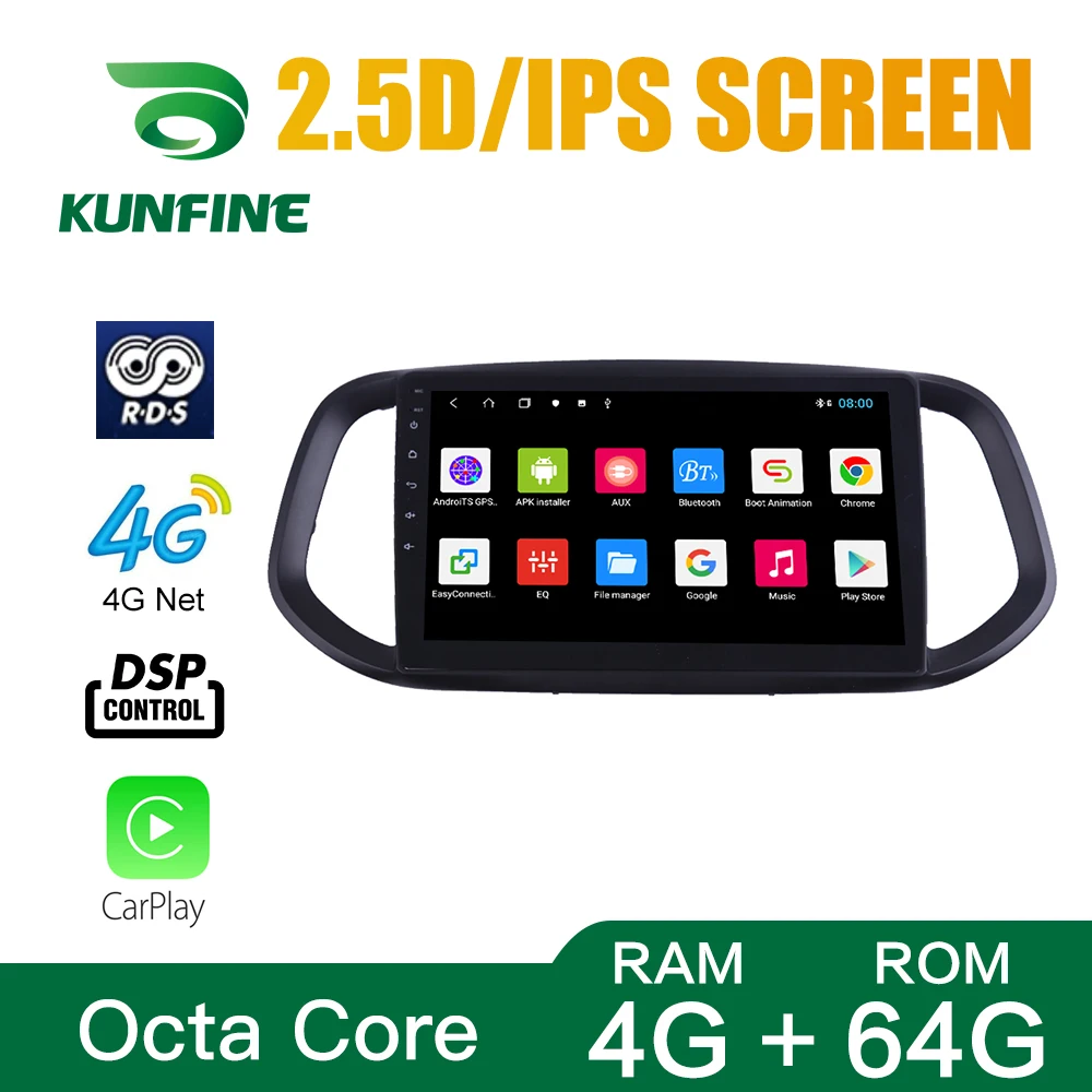 Octa Core 1024*600 Android 10.0 Car DVD GPS Navigation Player Deckless Stereo for KIA KX3 2014-2017 Headunit Radio | Автомобили и